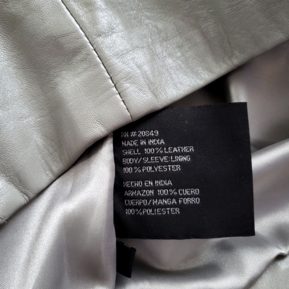 NWT Excelled Genuine Leather Halter Crop Top - Picture 11 of 11